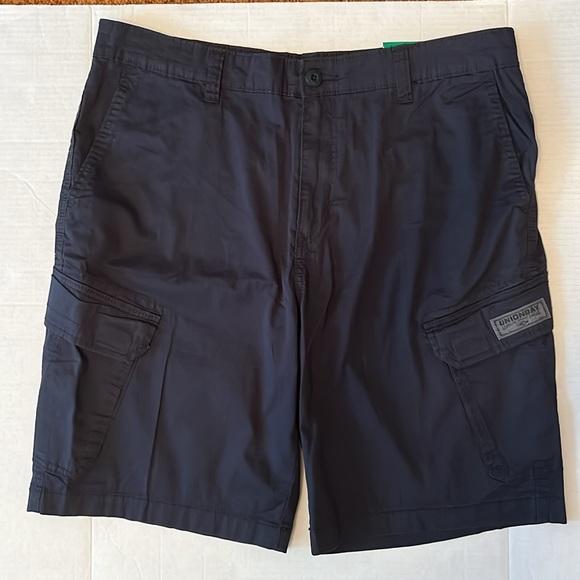 Short Santorin marine en coton italien